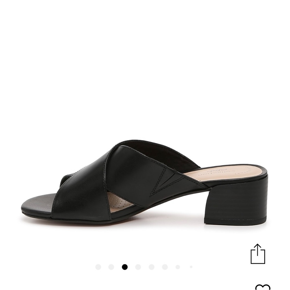 Clarks Erin Leather Mule Sandals - Picture 8 of 8